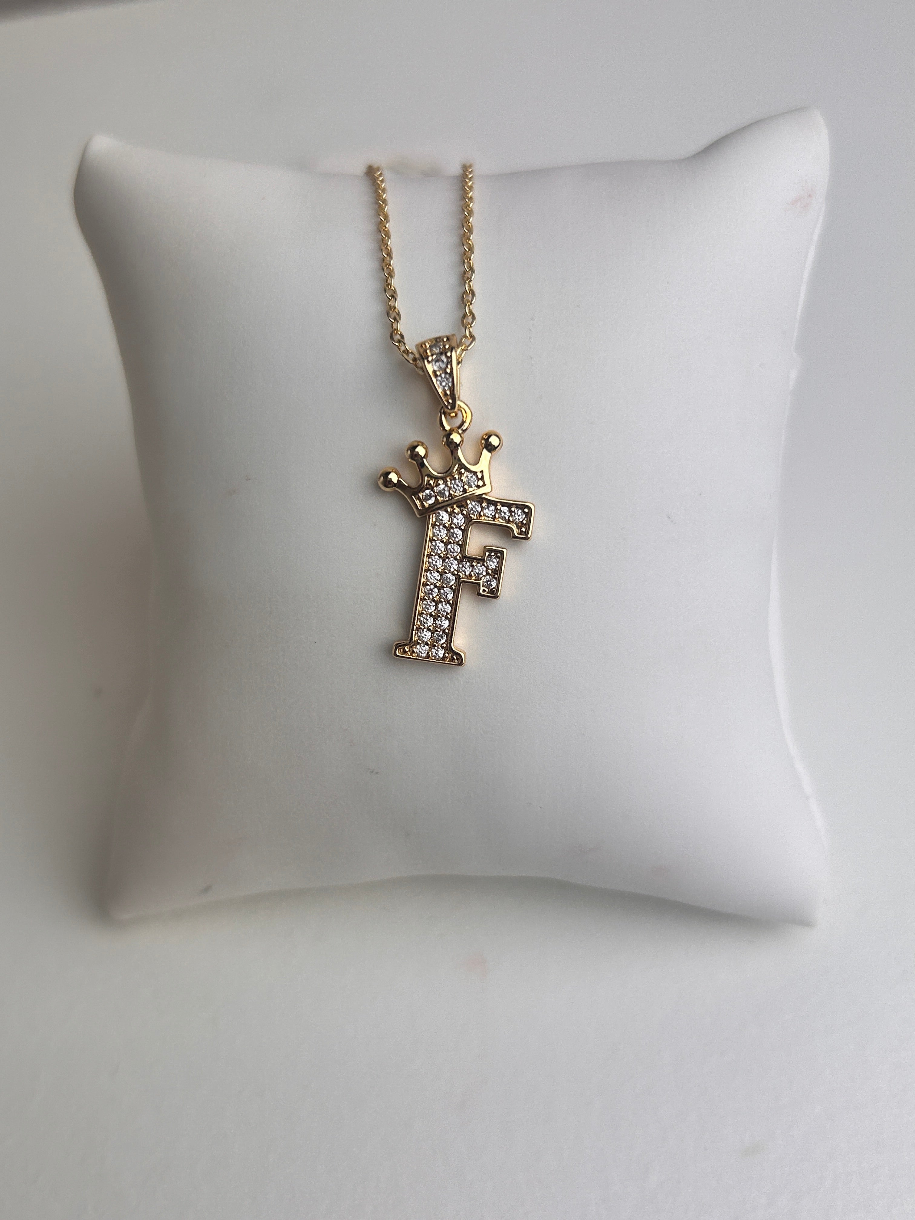 Gold Personalised Initial Necklace