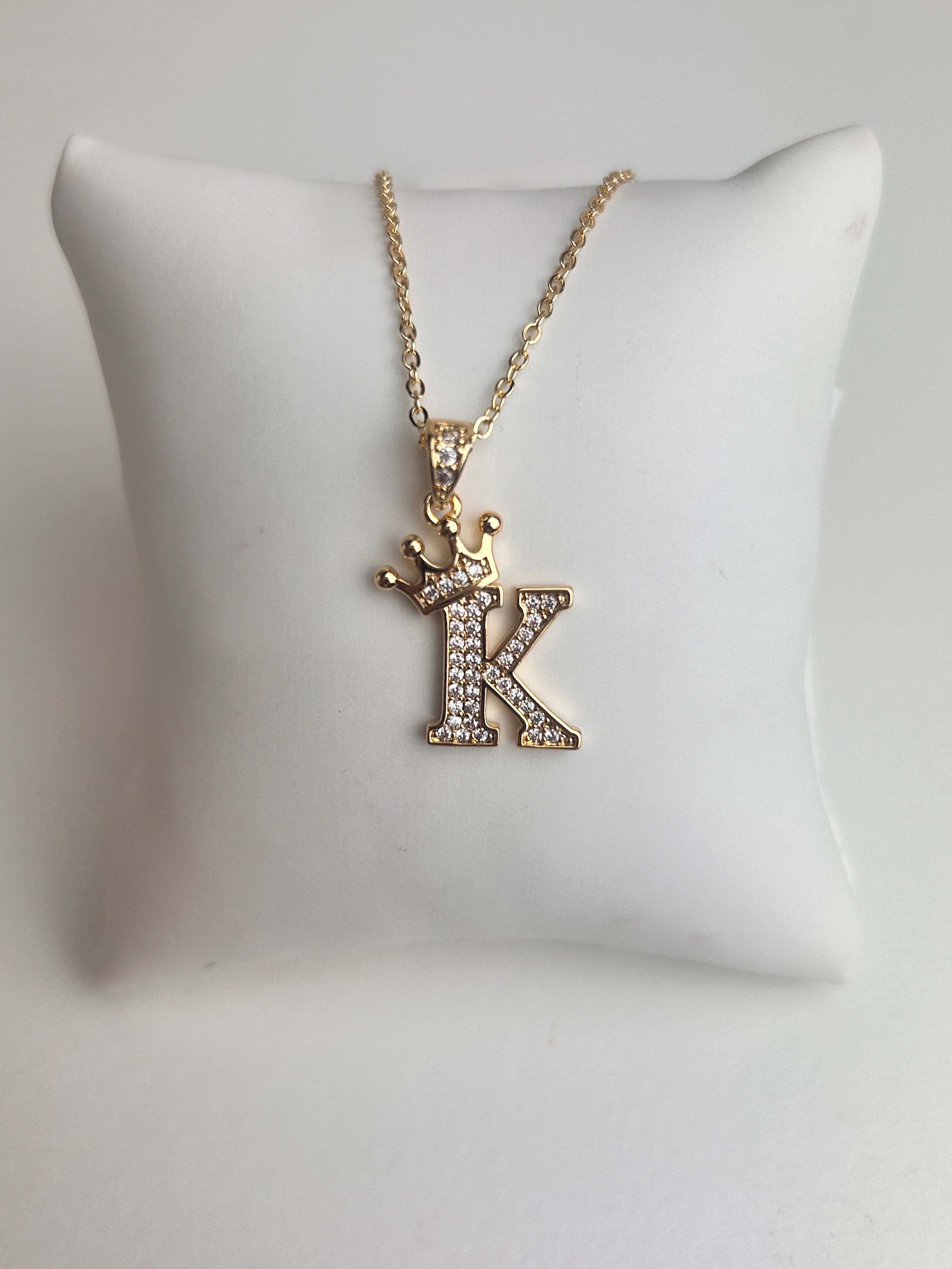 Gold Personalised Initial Necklace