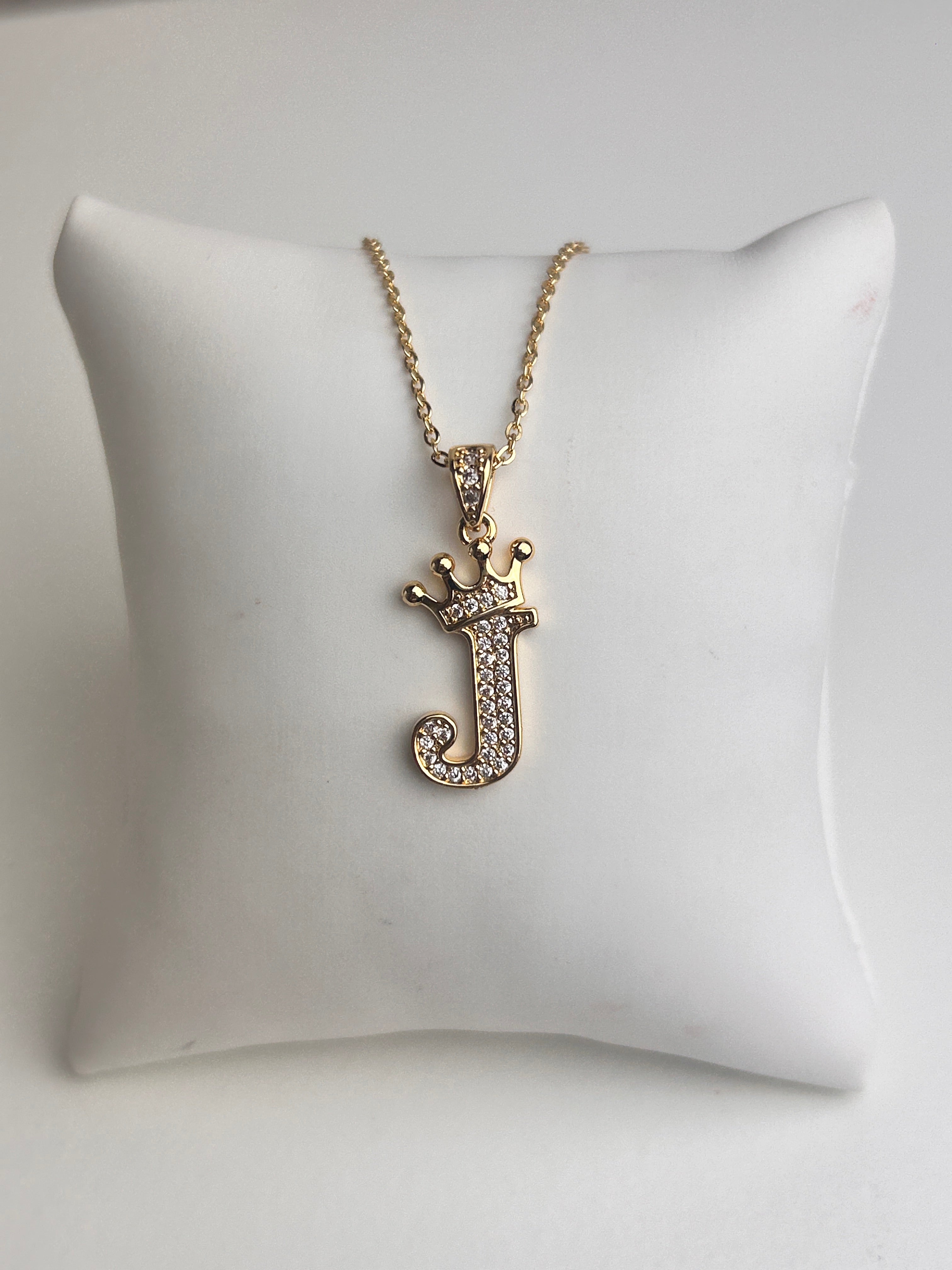 Gold Personalised Initial Necklace