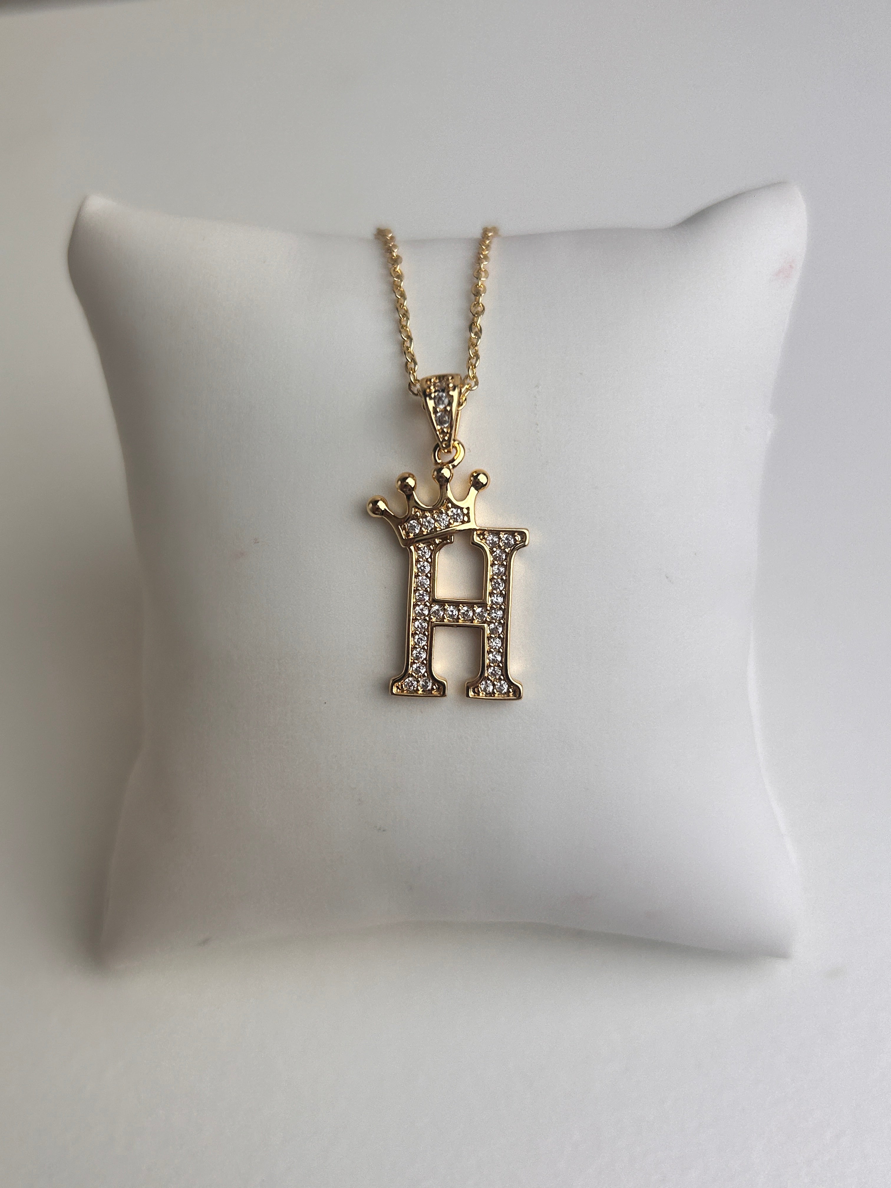 Gold Personalised Initial Necklace