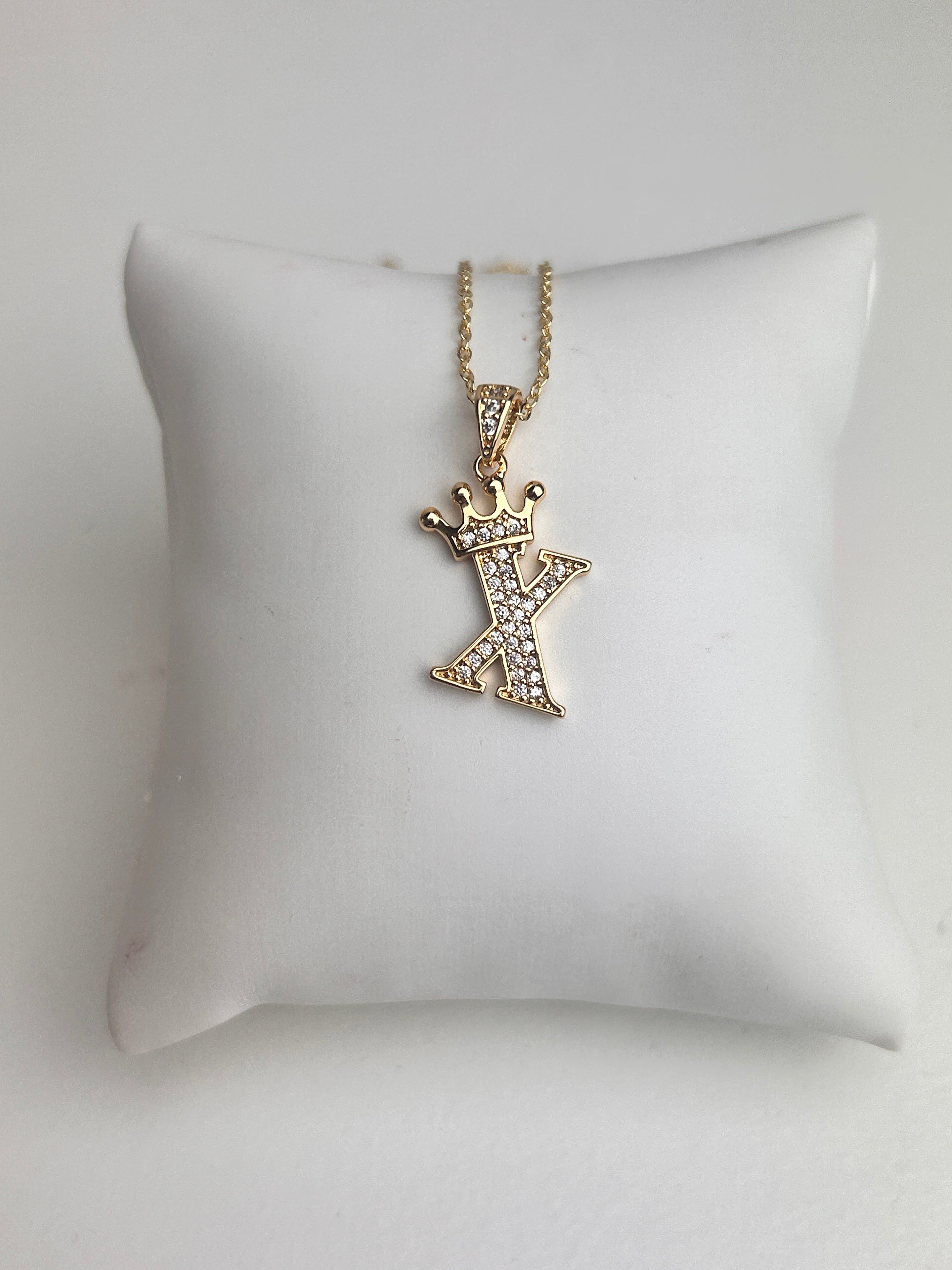 Gold Personalised Initial Necklace