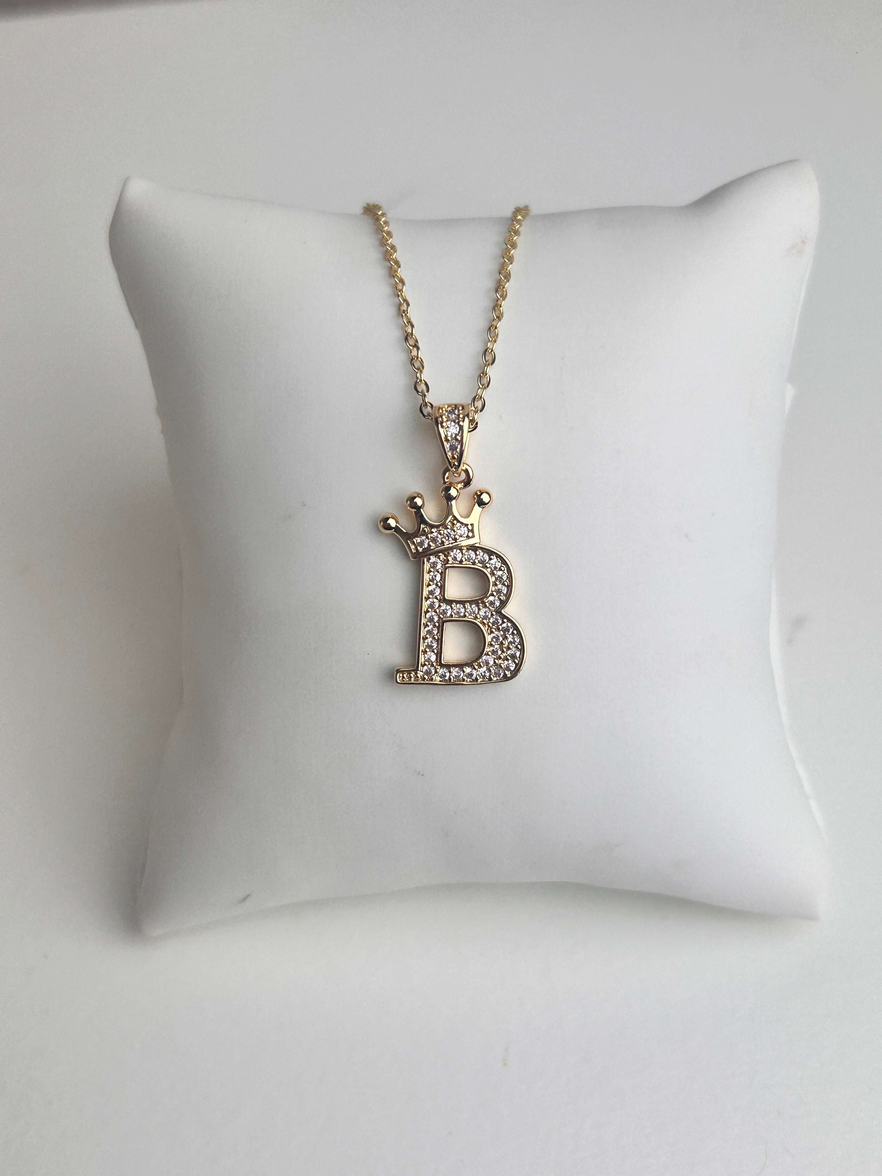 Gold Personalised Initial Necklace