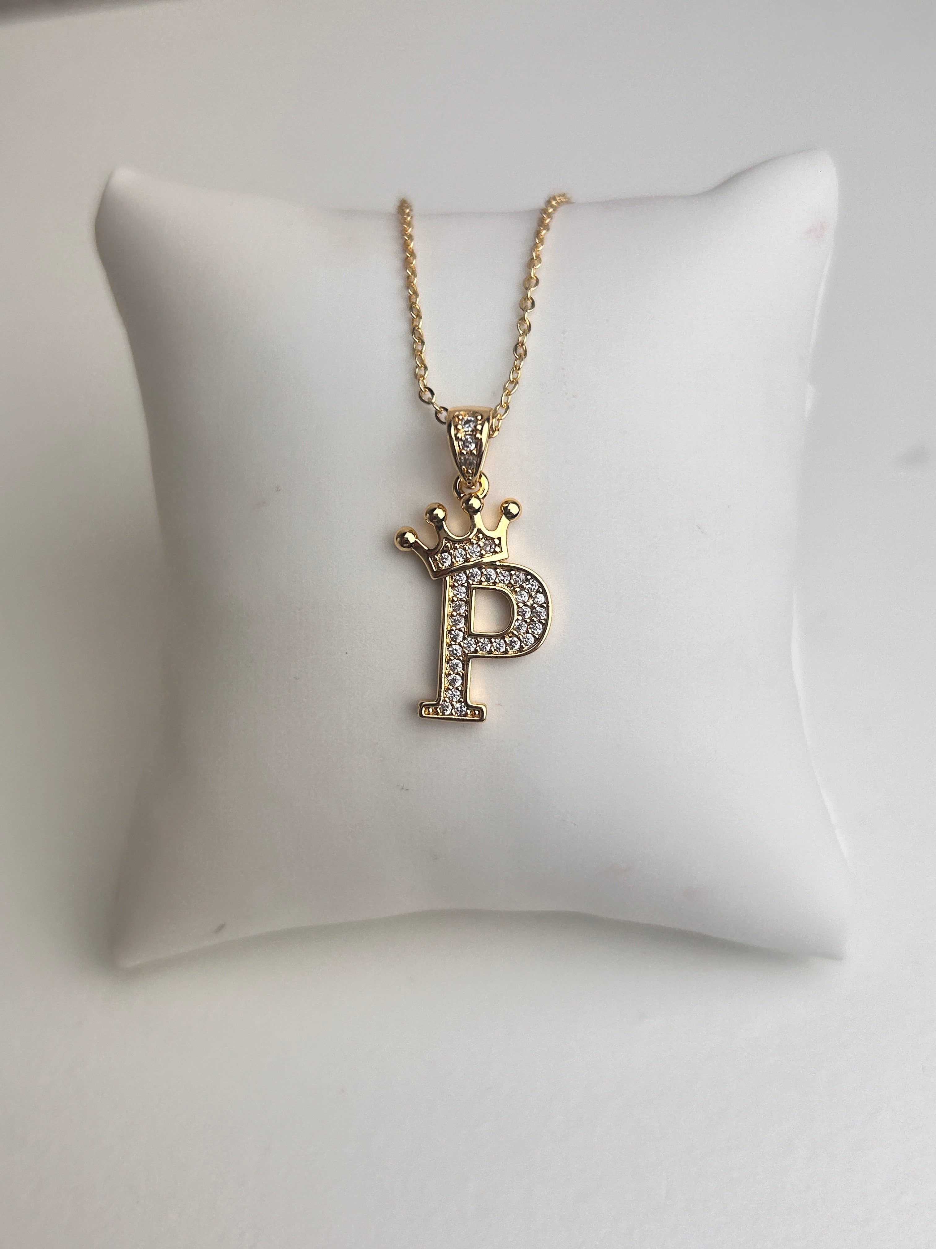 Gold Personalised Initial Necklace