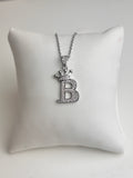 Silver Personalised Initial Necklace