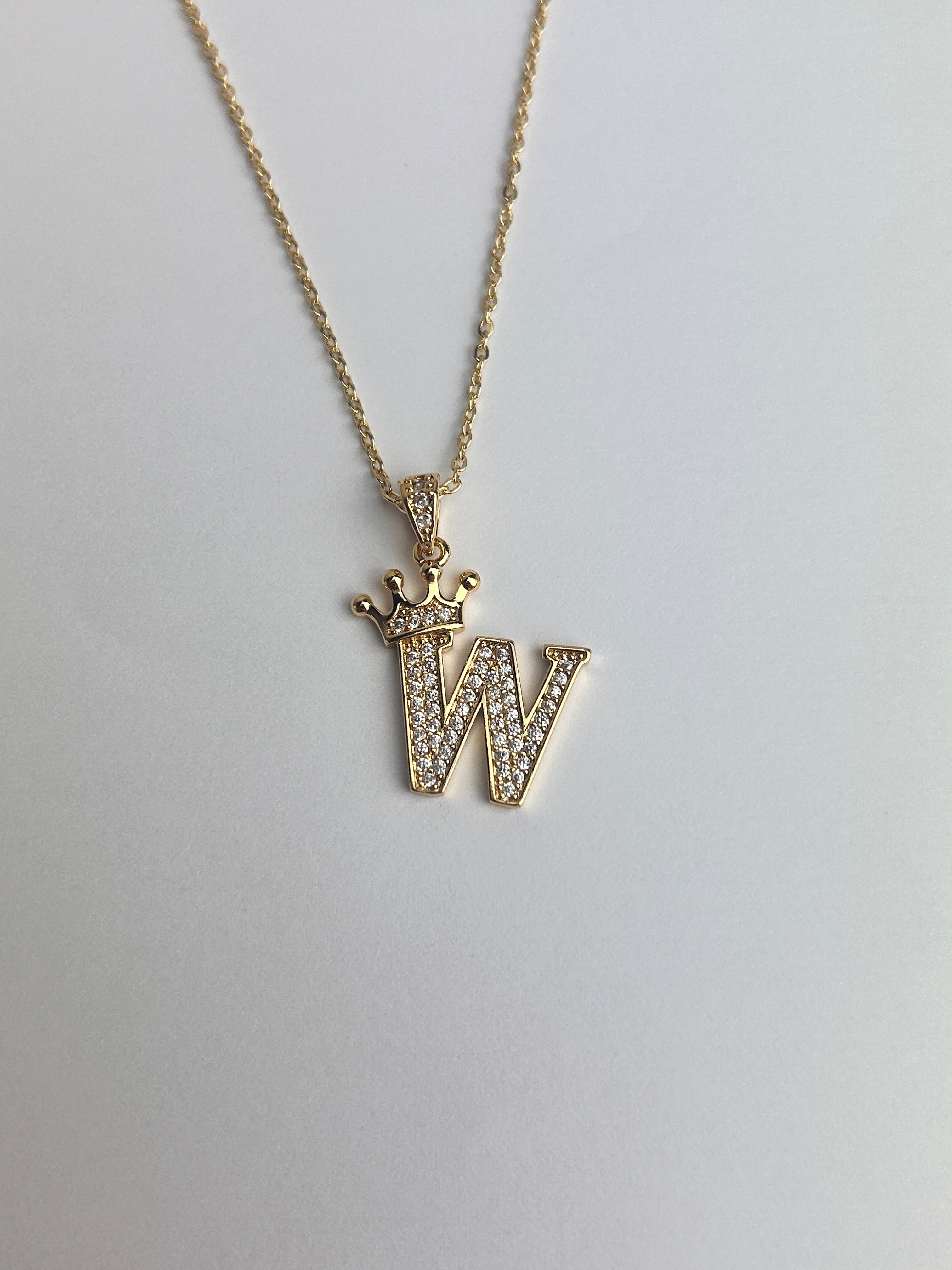 Gold Personalised Initial Necklace