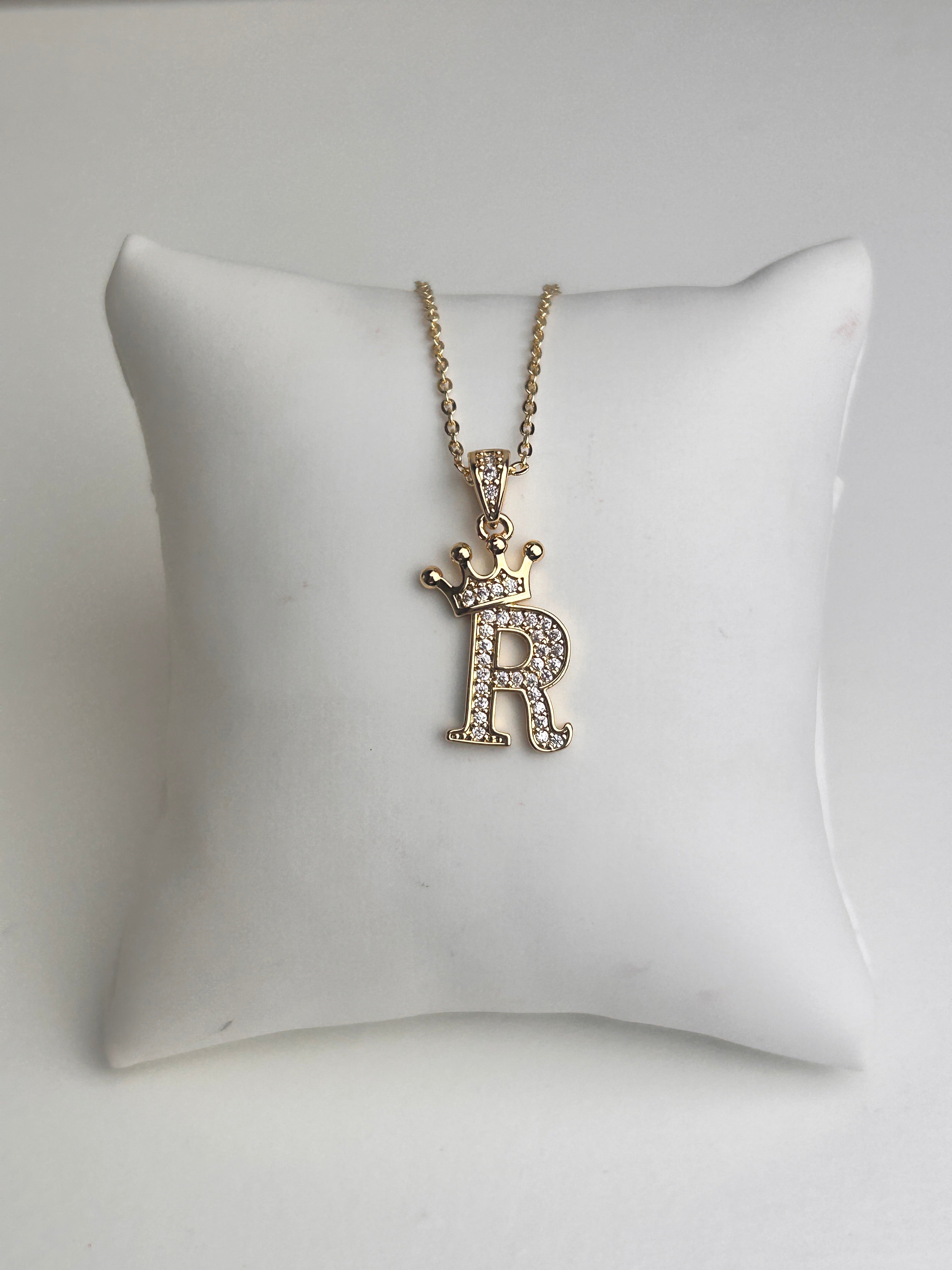 Gold Personalised Initial Necklace