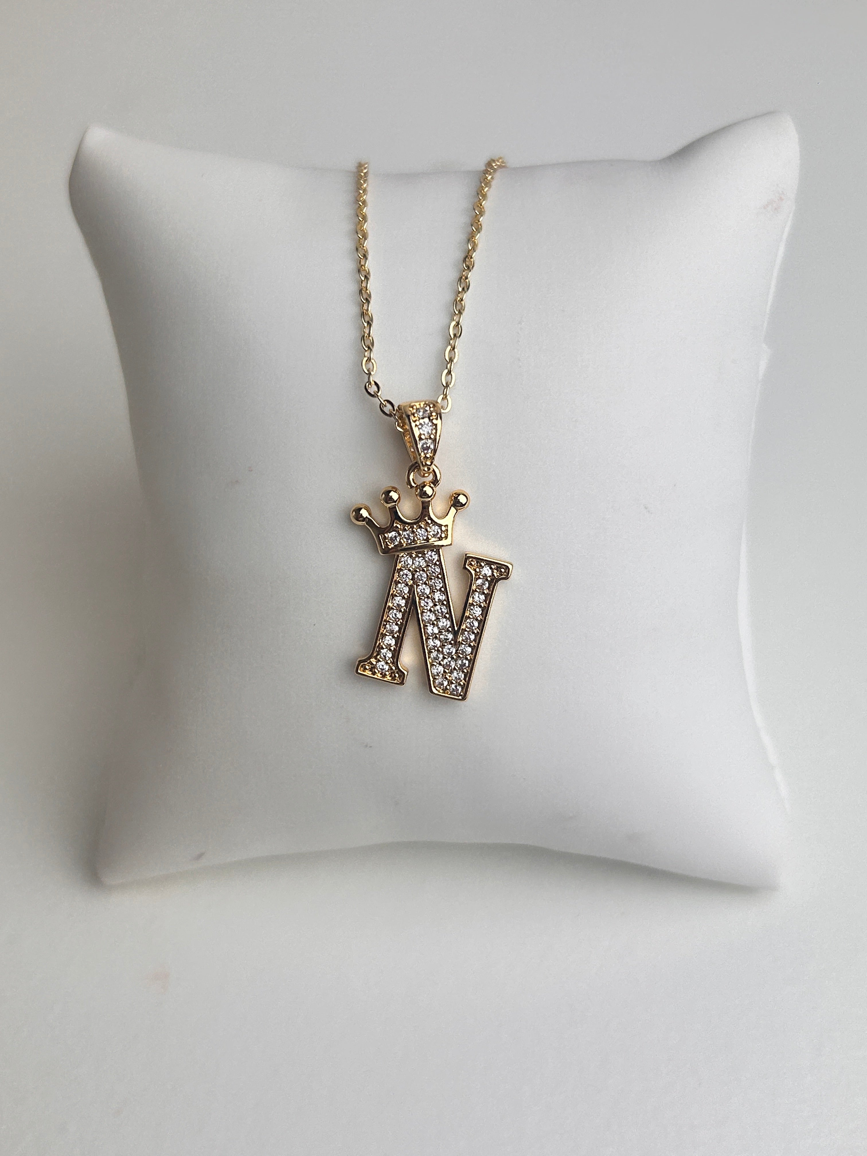 Gold Personalised Initial Necklace