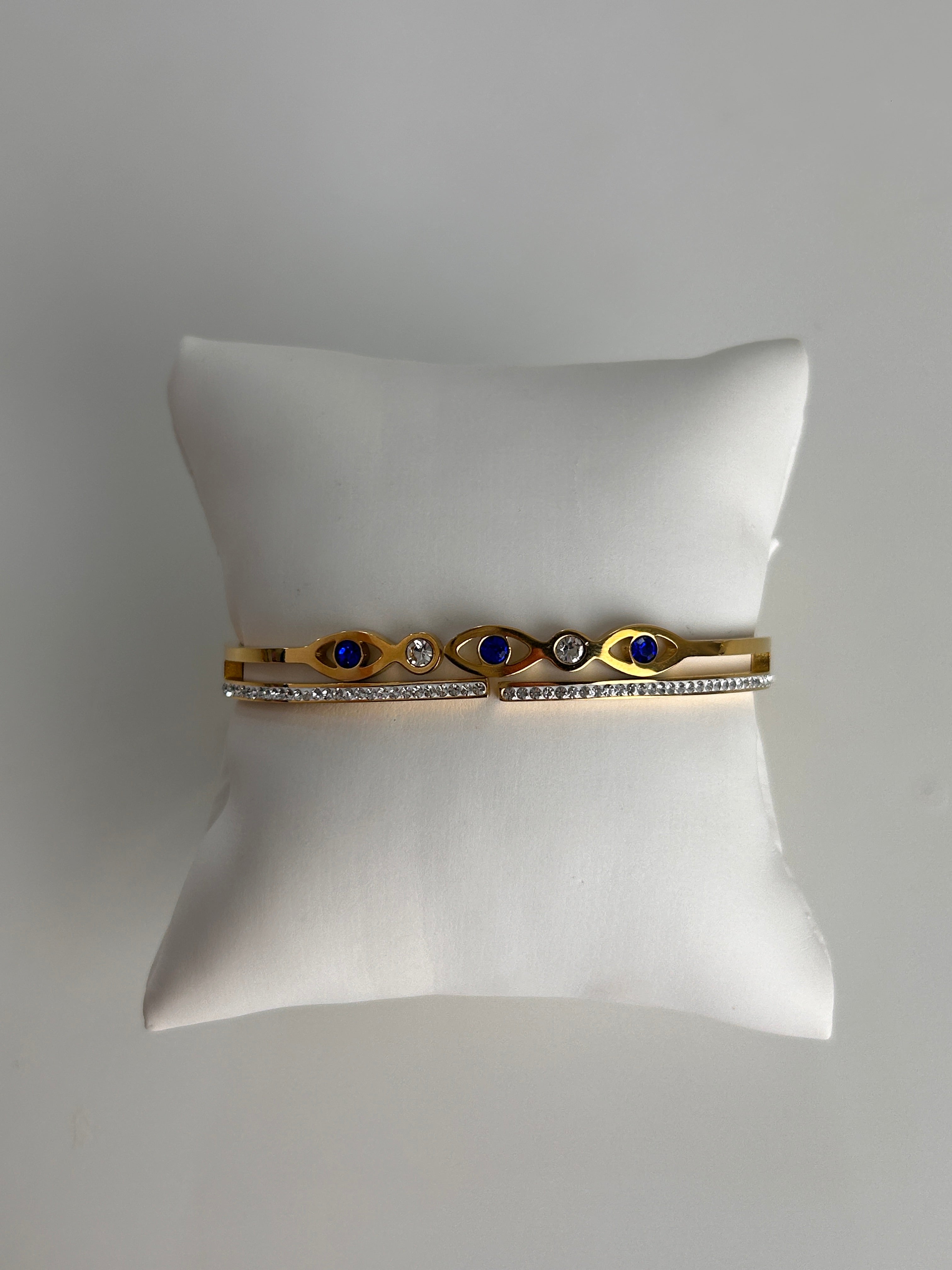 Elegant Evil-Eye Bangle