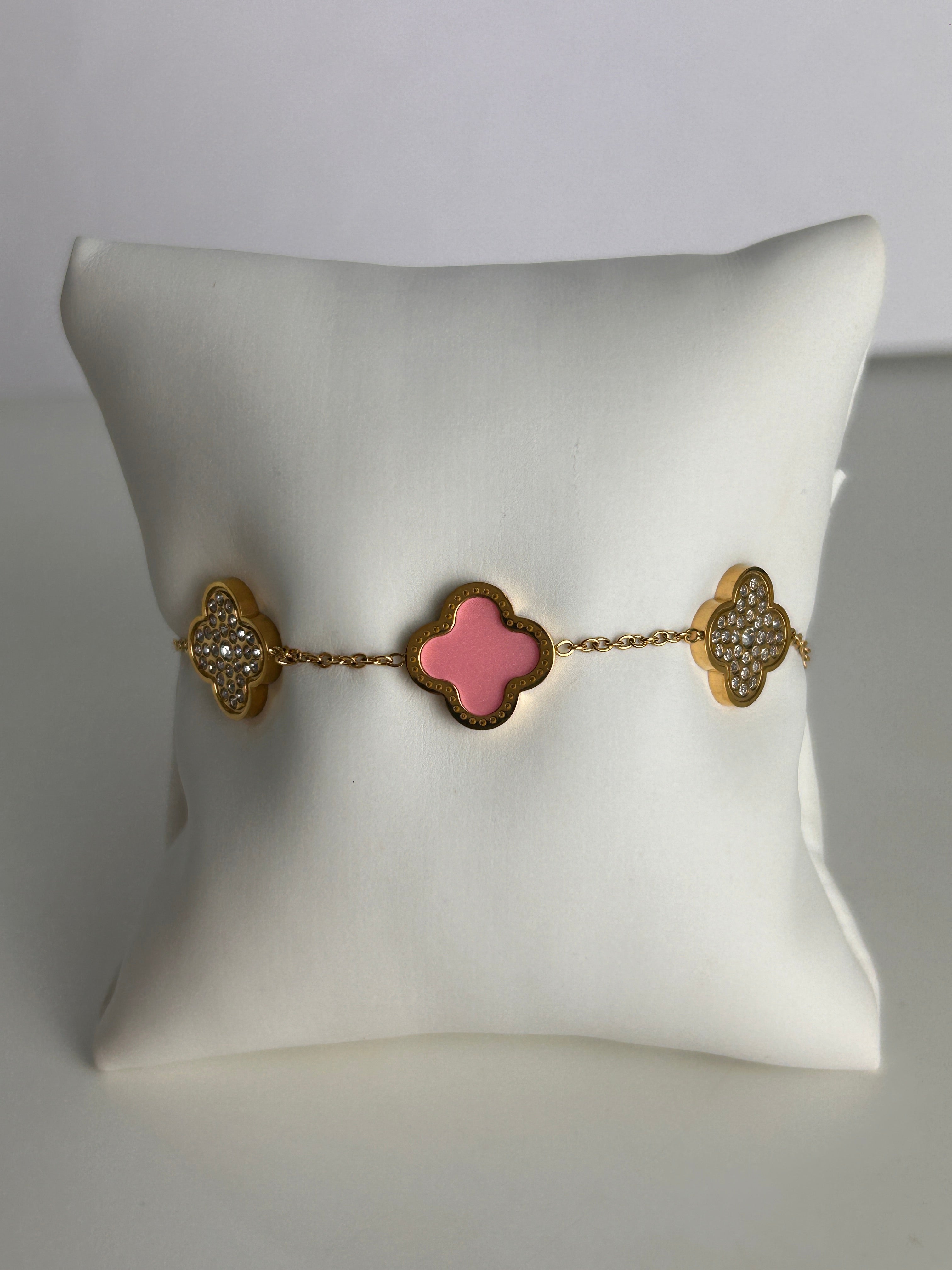 Diamond Clover Bracelet