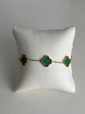 Gold Clover Bracelet