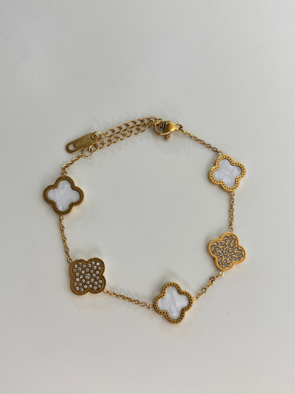 Diamond Clover Bracelet