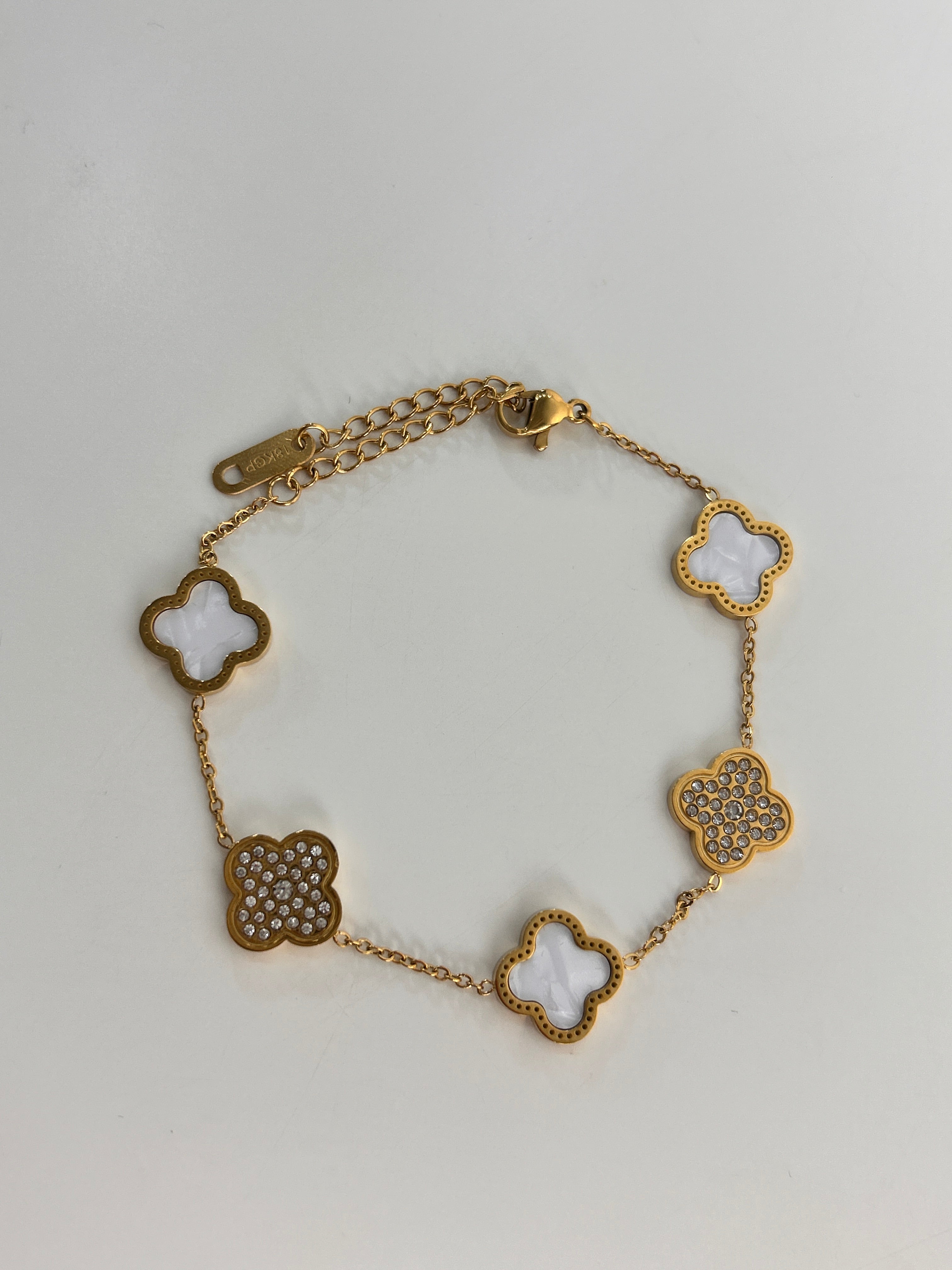 Diamond Clover Bracelet