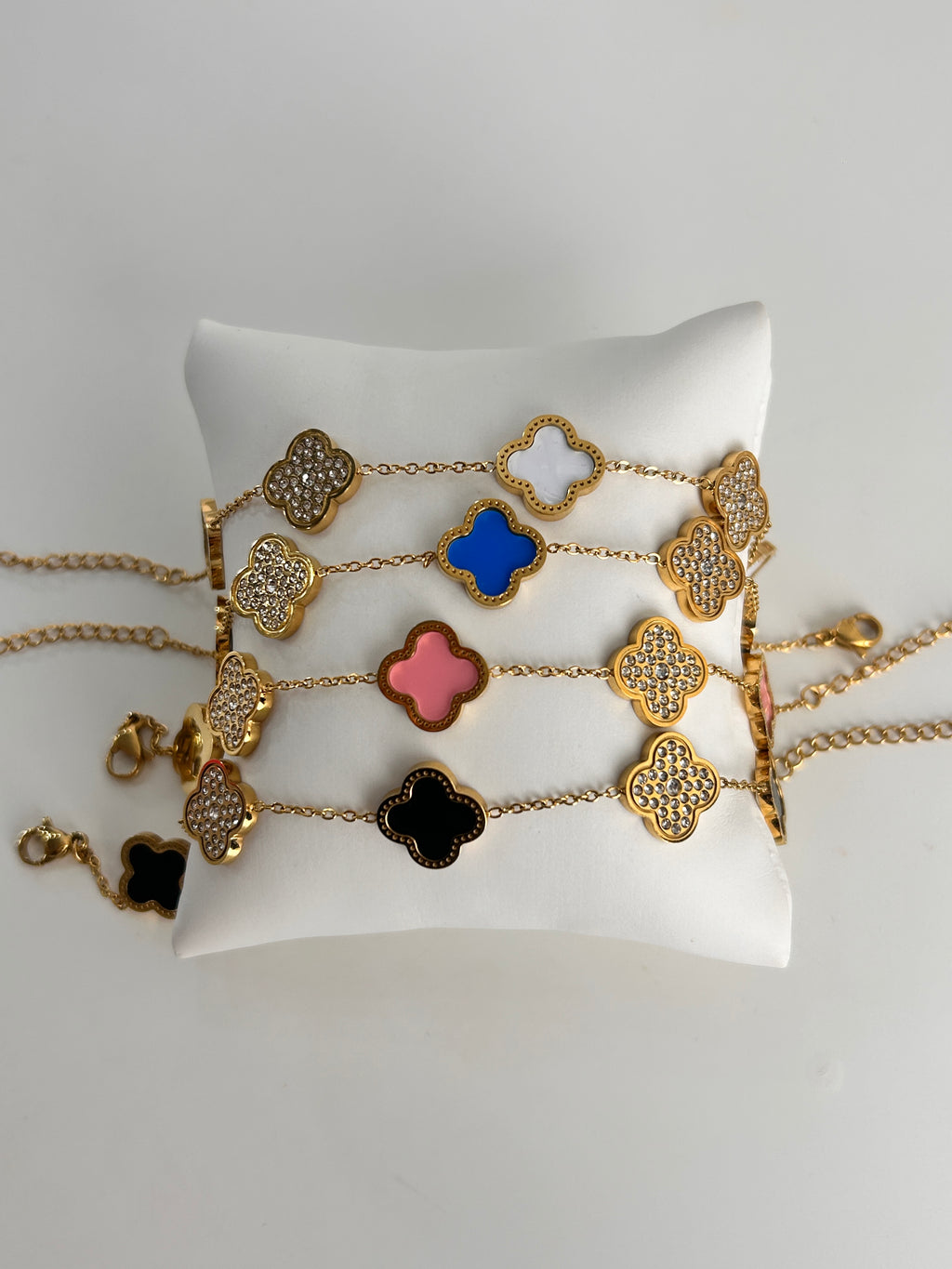 Diamond Clover Bracelet