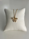 Diamond Bow Necklace